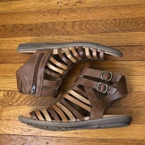 earth sky gladiator sandals